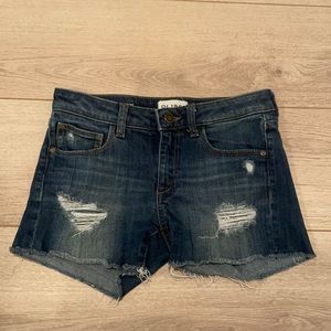 DL1961 dark jean shorts